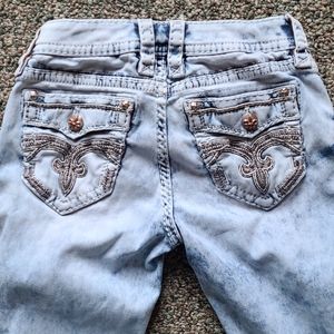 Cropped acid wash Rock Revivals